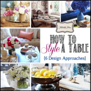 How to Style a Coffee Table