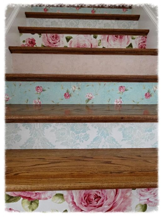 Cottage Wallpapered Risers