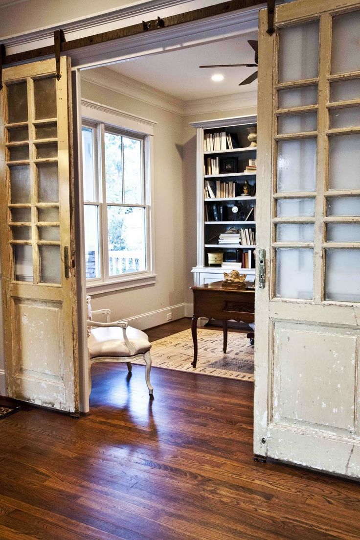 {Anita's office door via Cedar Hill Farmhouse}