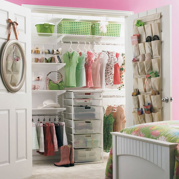 Girls Closet with Light