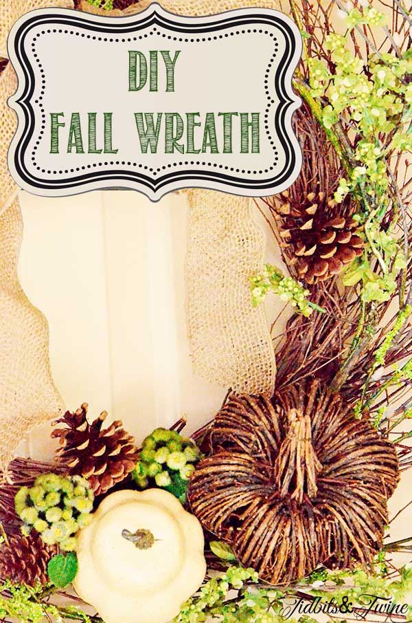 DIY Woodsy Fall Wreath