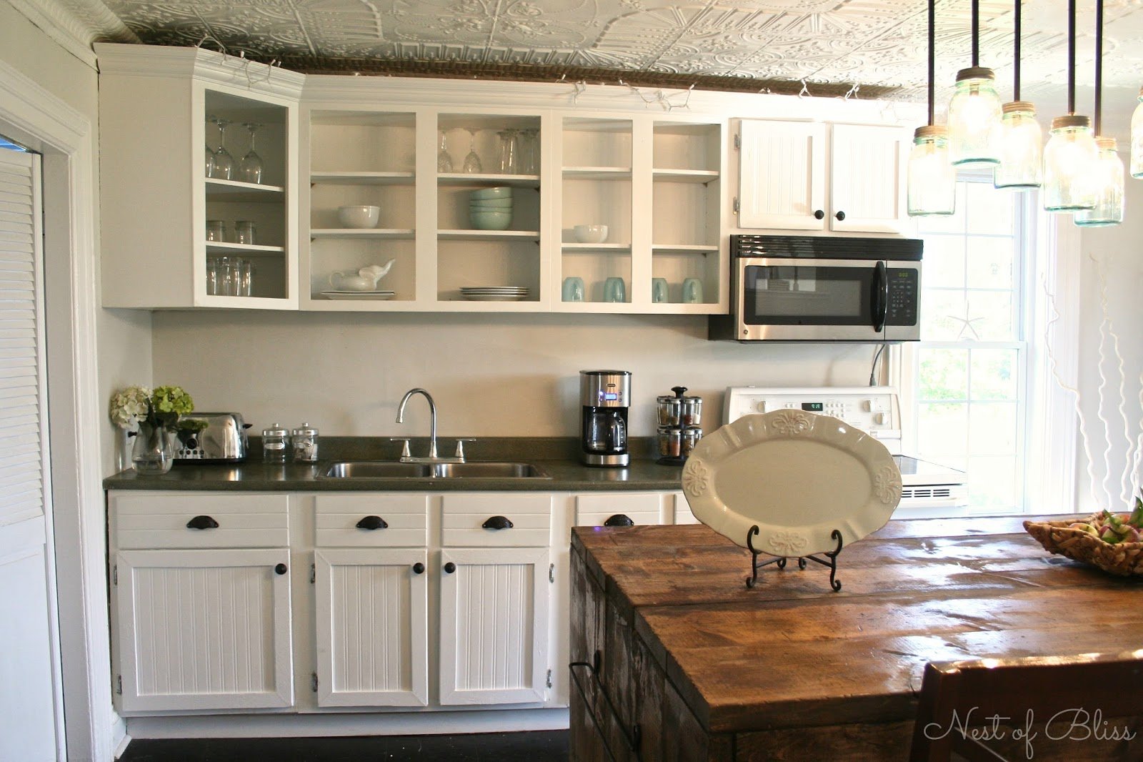 Nest of Bliss Cabinet Makeover