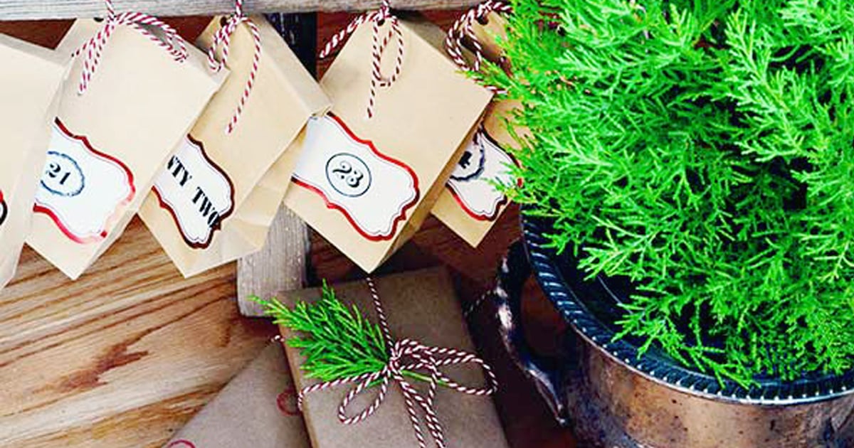 DIY Christmas Ladder Advent Calendar