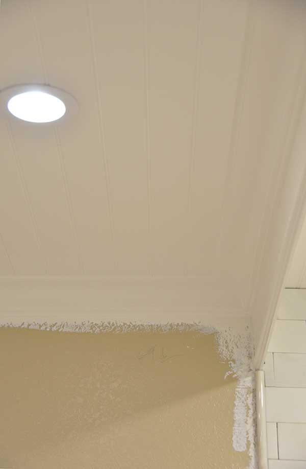 TIDBITS-&-TWINE-Bathroom-Ceiling-Beadboard-In-progress