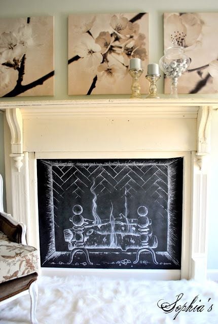 TIDBITS & TWINE Chalkboard Fire Image