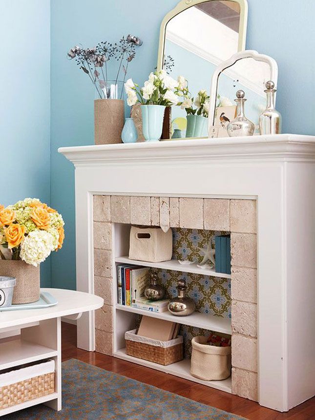 TIDBITS & TWINE Fireplace Shelving