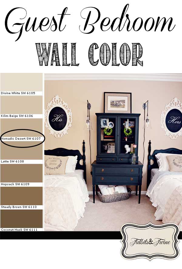 Tidbits&Twine Guest Bedroom Wall Paint Color