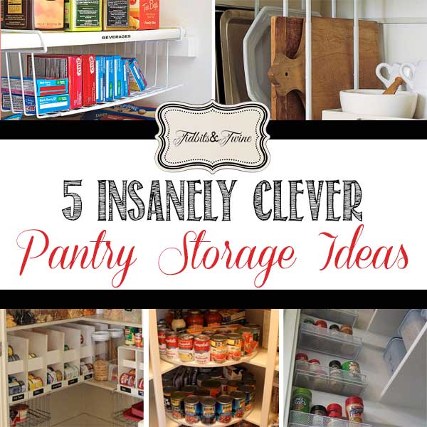 5 Clever {Real-Life} Pantry Storage Ideas