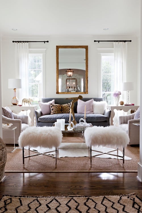 Living Room via Sally Wheat Interiors