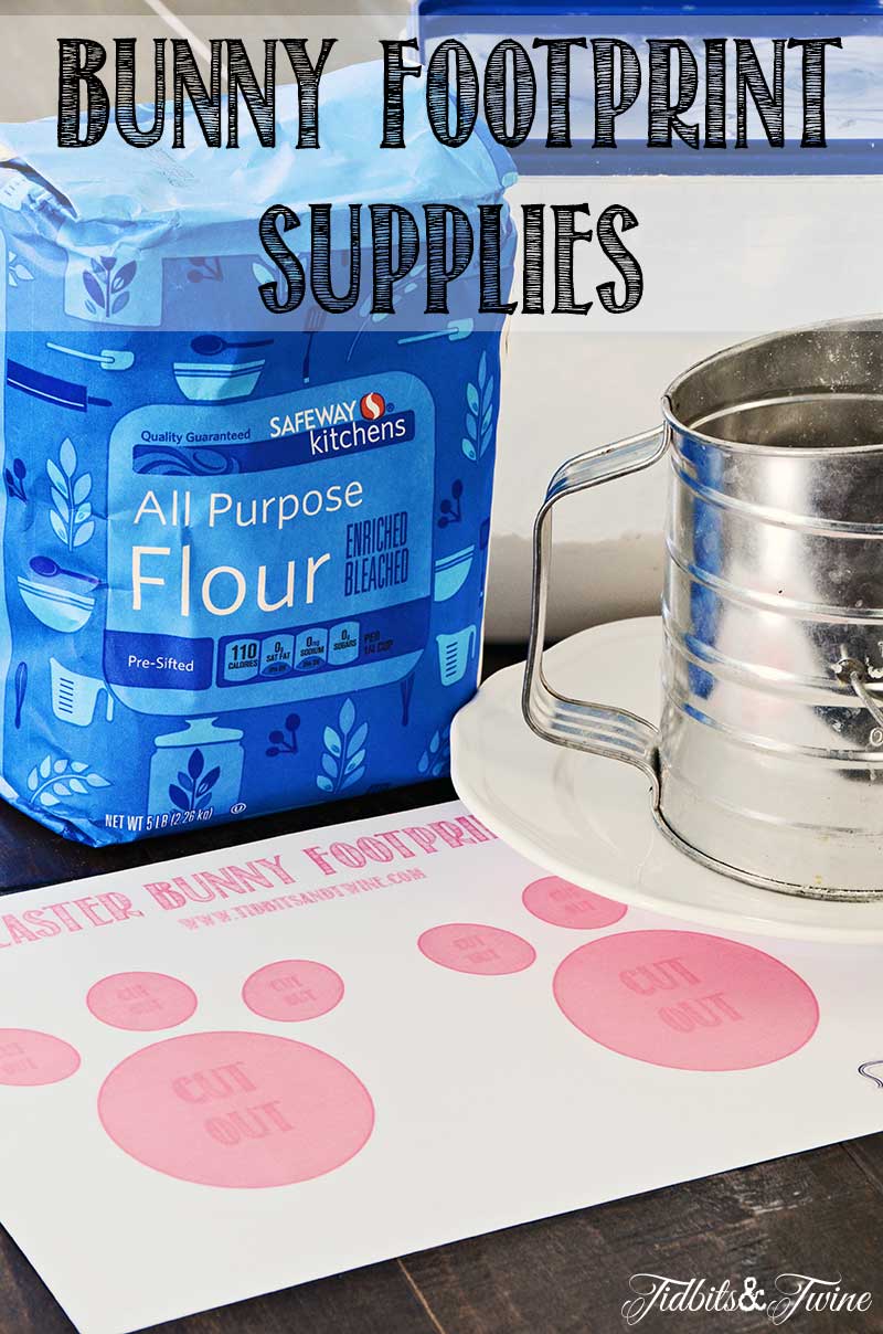 TIDBITS&TWINE Bunny Footprint Supplies