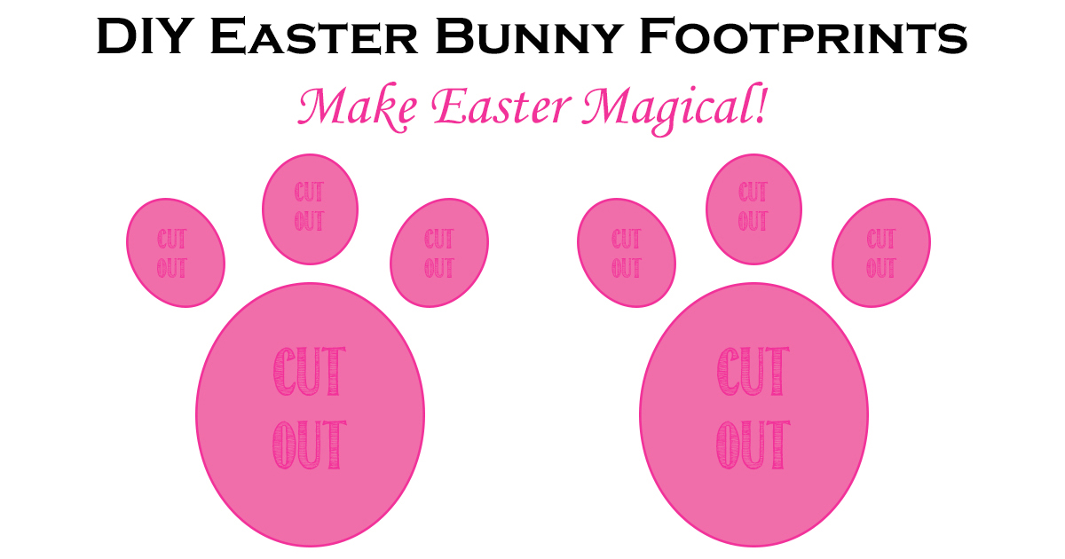 Make Diy Easter Bunny Footprints For Easy Easter Tradition