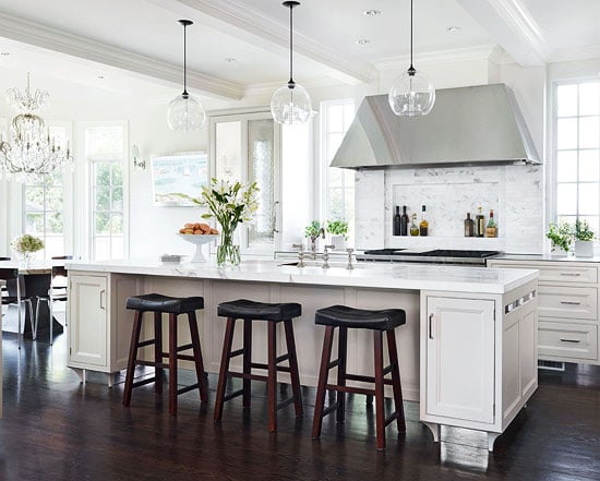 White Kitchen via Traditional Home