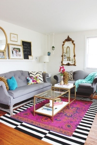 Why & How to Layer Rugs for A Gorgeous & Unique Look / Tidbits&Twine