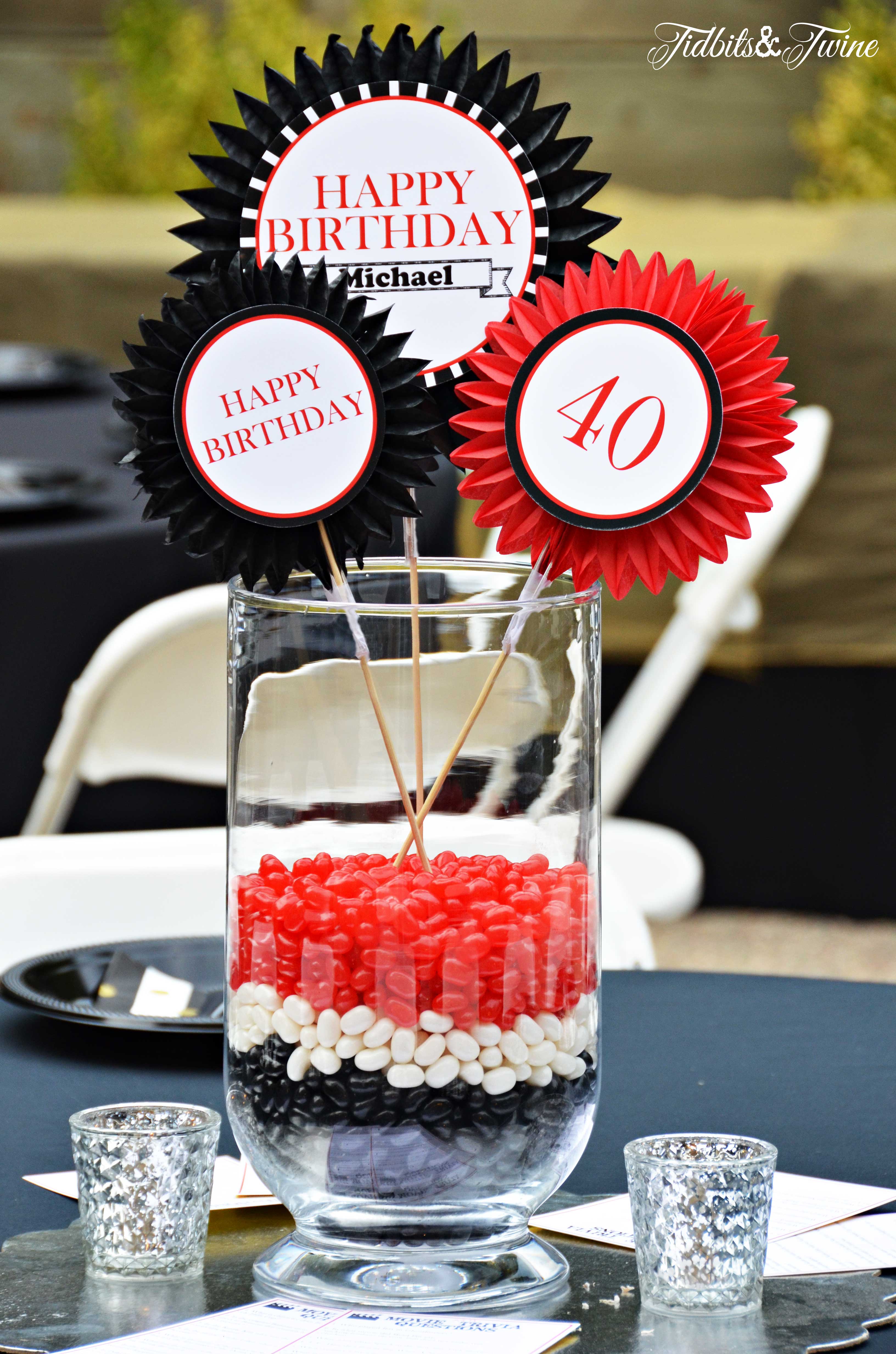 A Star-Studded 40th Birthday Party - TIDBITS&TWINE