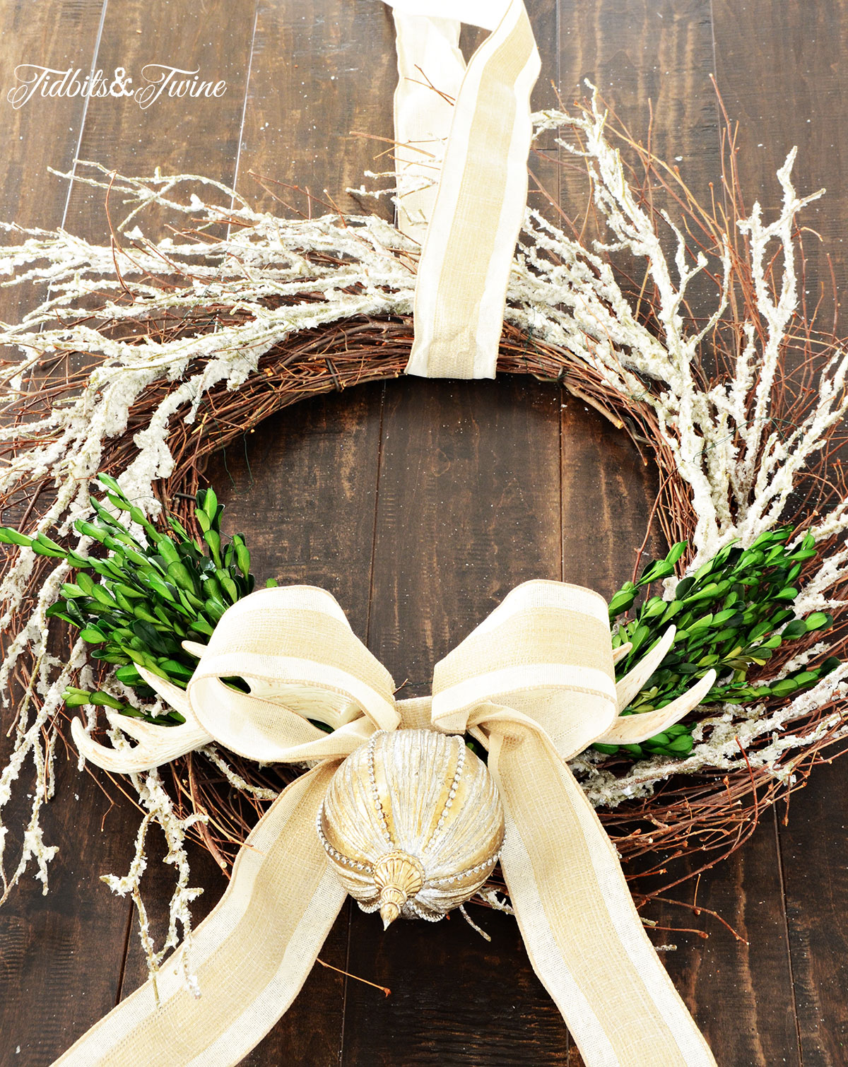 TIDBITS-&-TWINE---DIY-Boxwood-Christmas-Wreath-Step-5