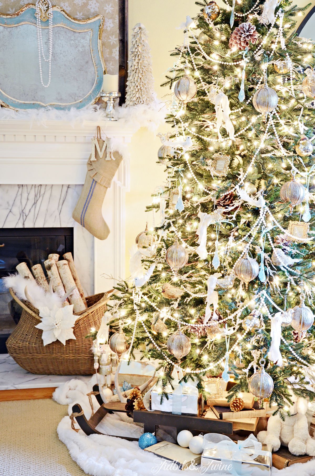 How to Flock Garland to Create Beautiful Christmas Decor