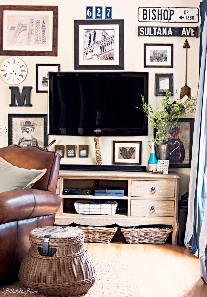 How to create a TV gallery wall