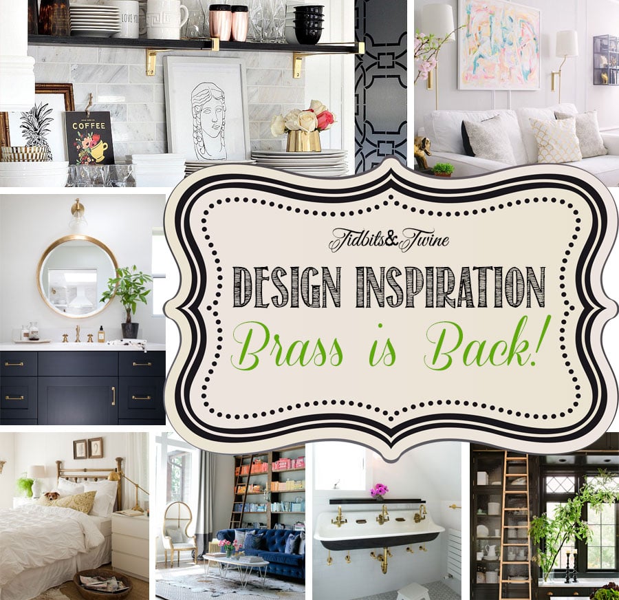 Design Inspiration:  Brass is Back!