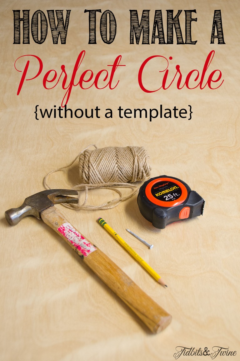 How to Make a Perfect Circle Without a Template