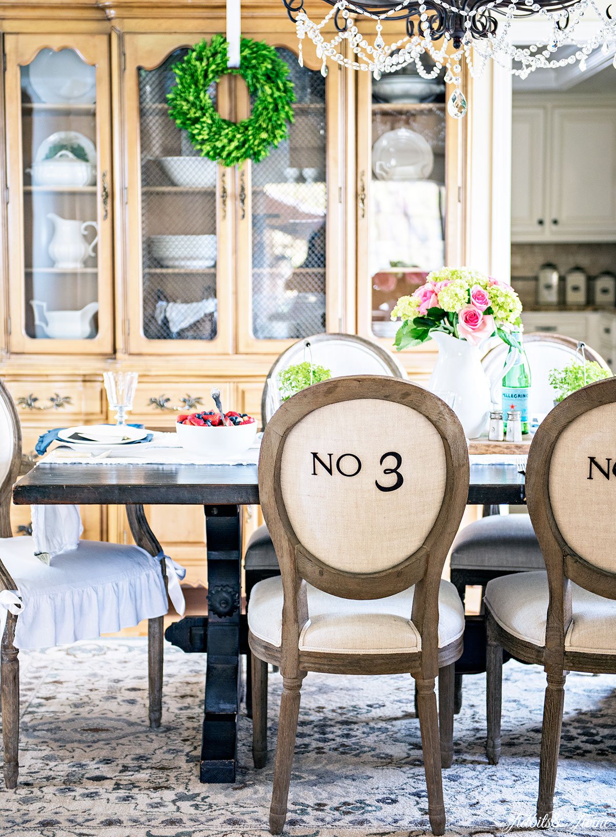 Spring French style dining room