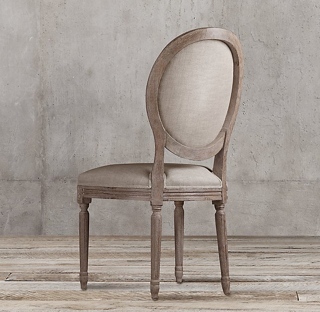 Restoration Hardware Vintage French Round Side Chair