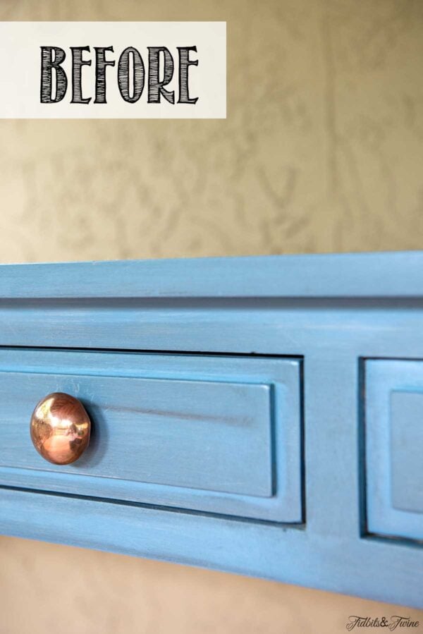 Console Table Chalk Paint Makeover Tidbits&Twine