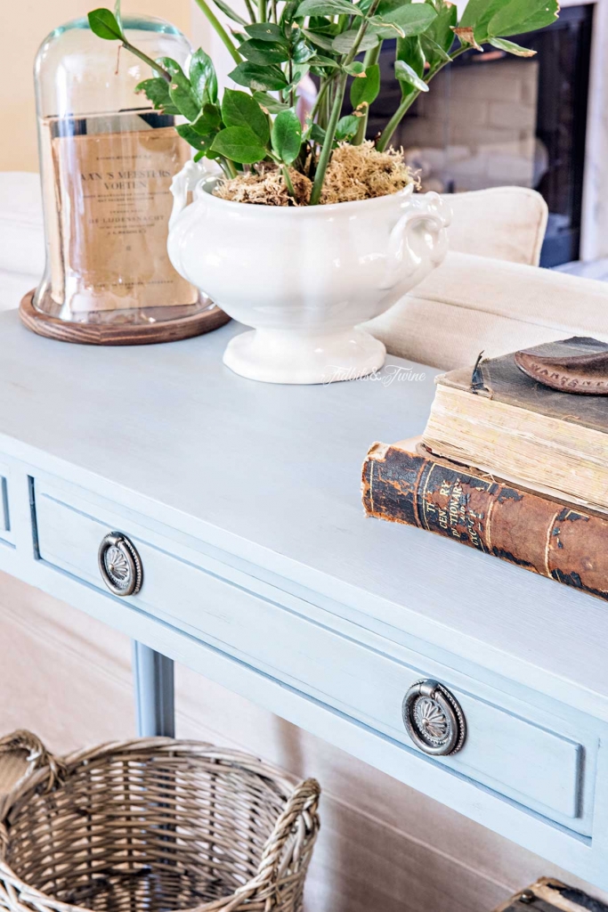 Console Table Chalk Paint Makeover Tidbits&Twine