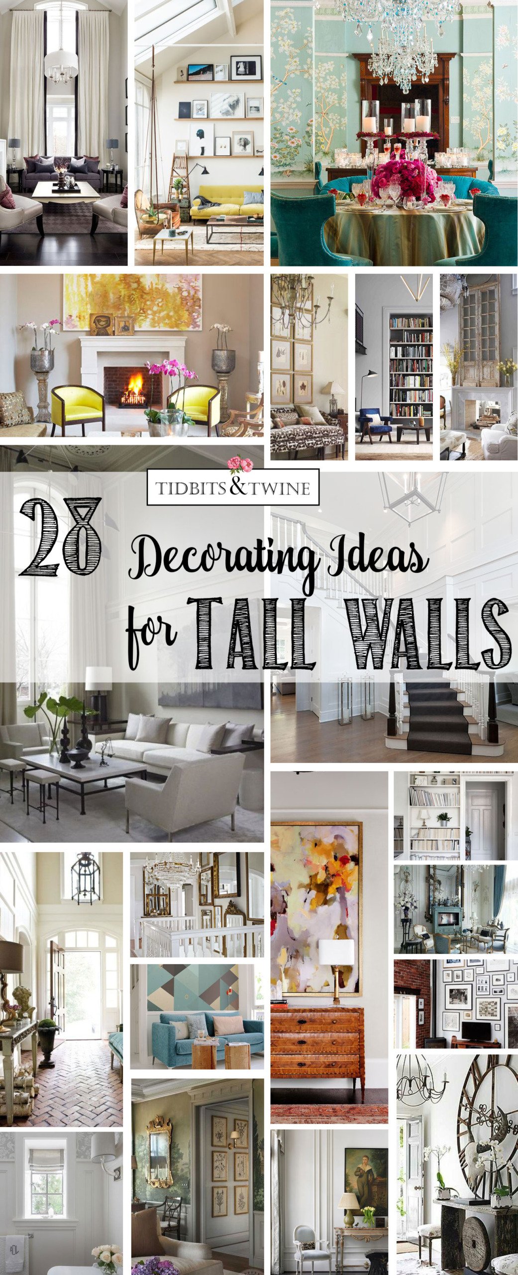 28 Creative Decorating Ideas For Tall Walls TIDBITSTWINE