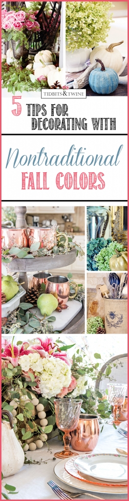 How to Decorate for with Nontraditional Fall Colors