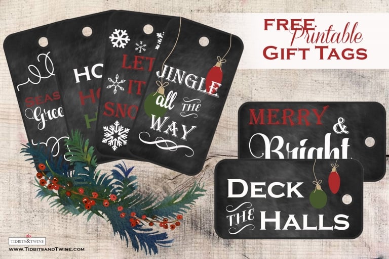 Free Printable Christmas Gift Tags