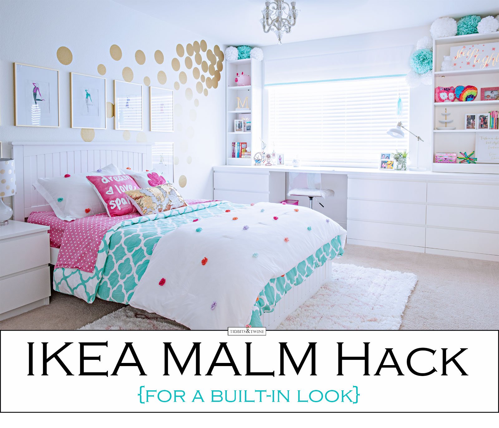 Ikea Hack For A Built In Look Tidbits Twine