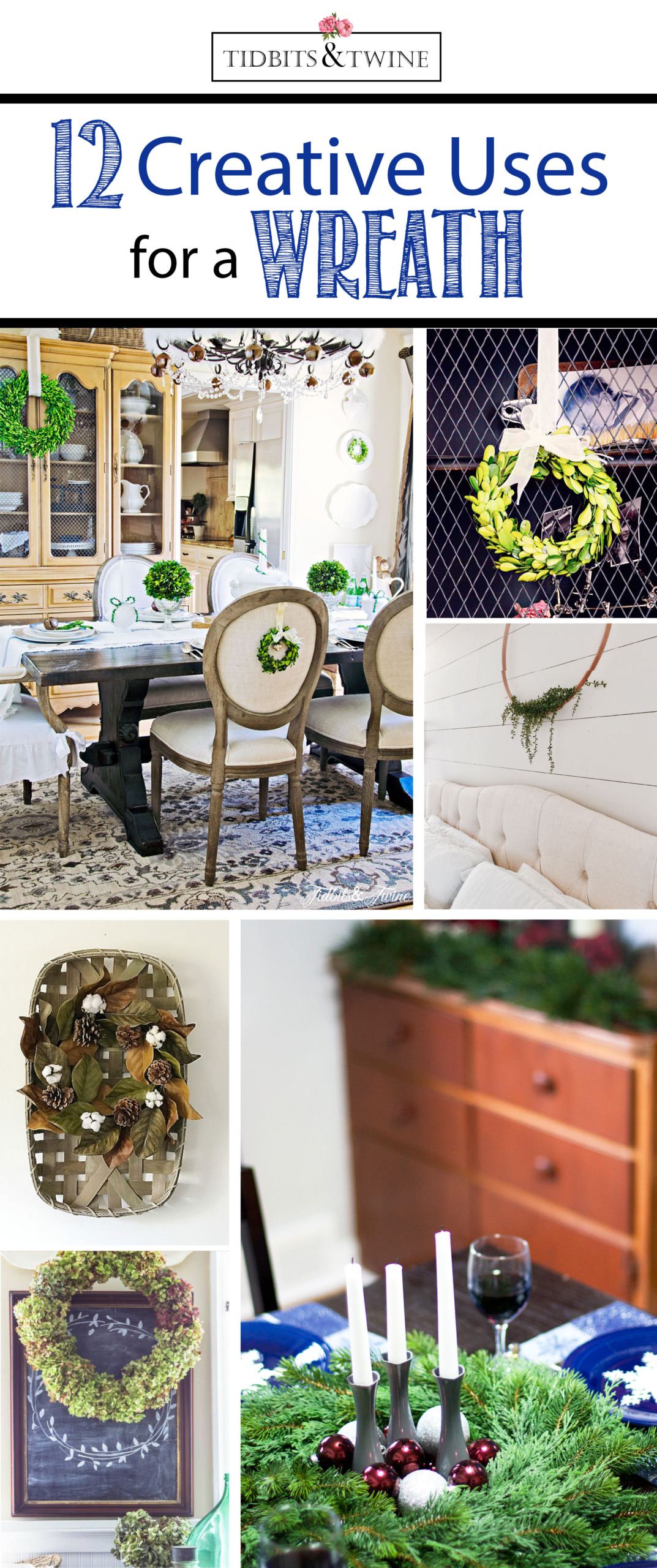 12 Creative Ideas for Decorating with a Wreath