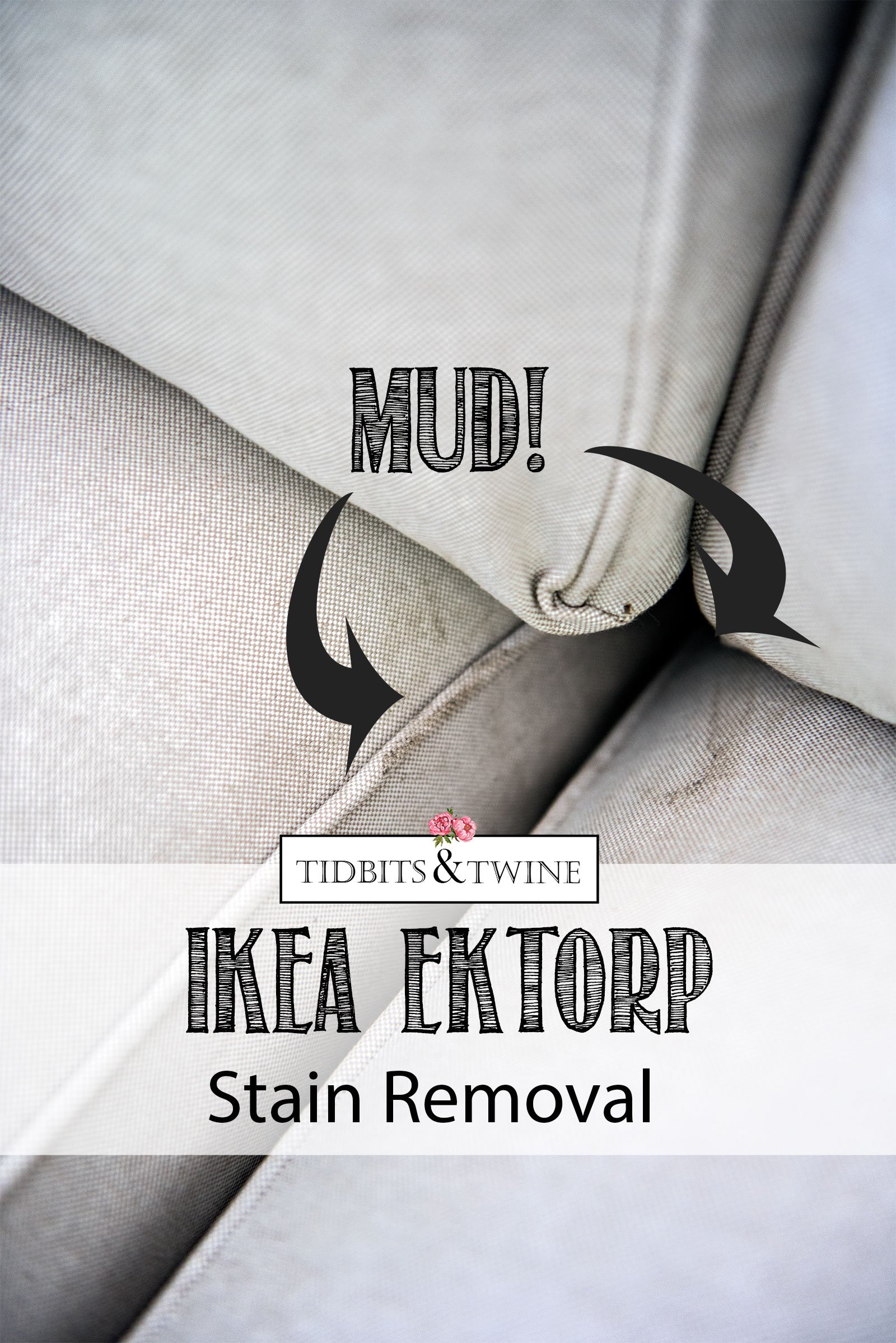 How to remove stains from IKEA EKTORP sofa sectional