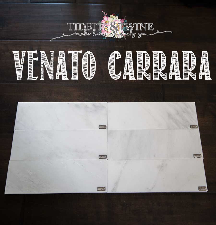 Tidbits&Twine Venato Cararara Sample from The Builder Depot