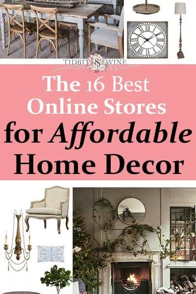 16 Best Online Stores For Affordable Home Decor Tidbits Twine