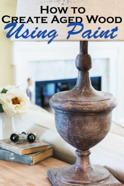 How to Create the Look of Aged Wood Using Paint - Tutorial