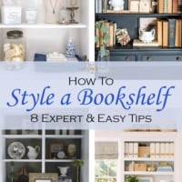 How to Style a Bookshelf - 8 Easy and Expert Tips from Tidbits&Twine