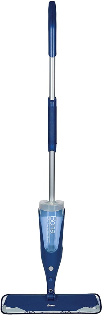 Closeup of Bona hardwood floor mop and cleaner