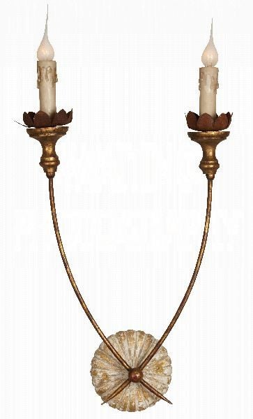 French sconces with candle lights hasselt by aidan gray