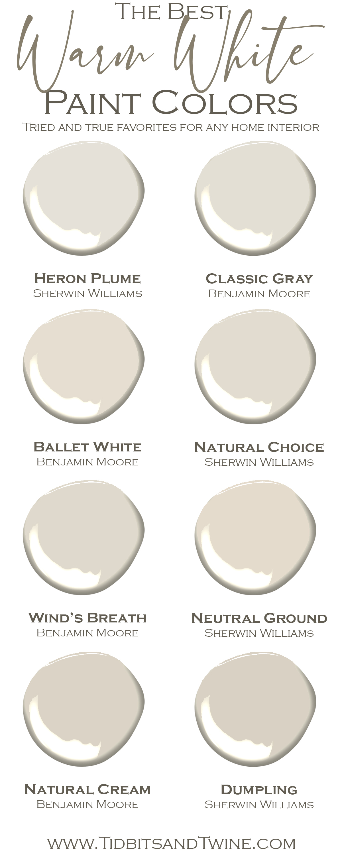 The BEST Warm Whites For Your Home My Top 8 Favorites For A Neutral Look 