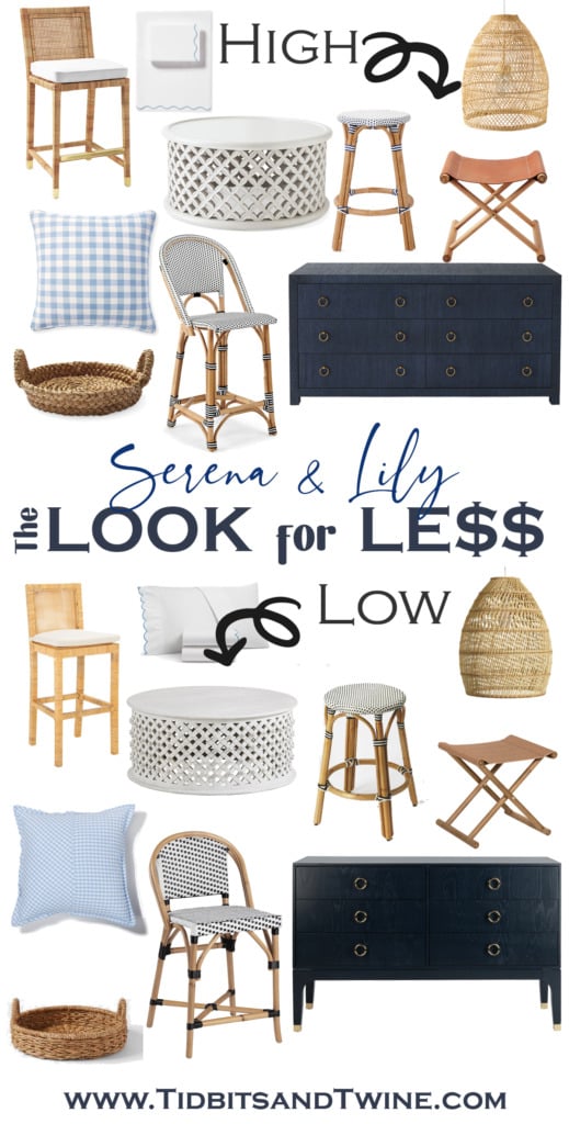 🌟HIGH END SERENA & LILY LOOK FOR LESS DUPES The Look for Less Challenge January 2022