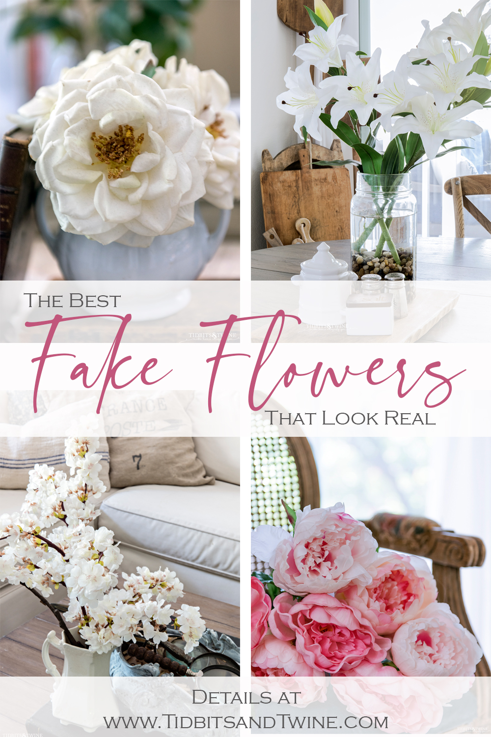 The Best Fake Flowers That Look Real Tidbits&Twine