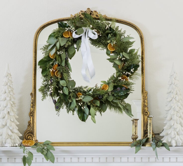 How to Make a Beautiful Dried Orange Wreath for Christmas