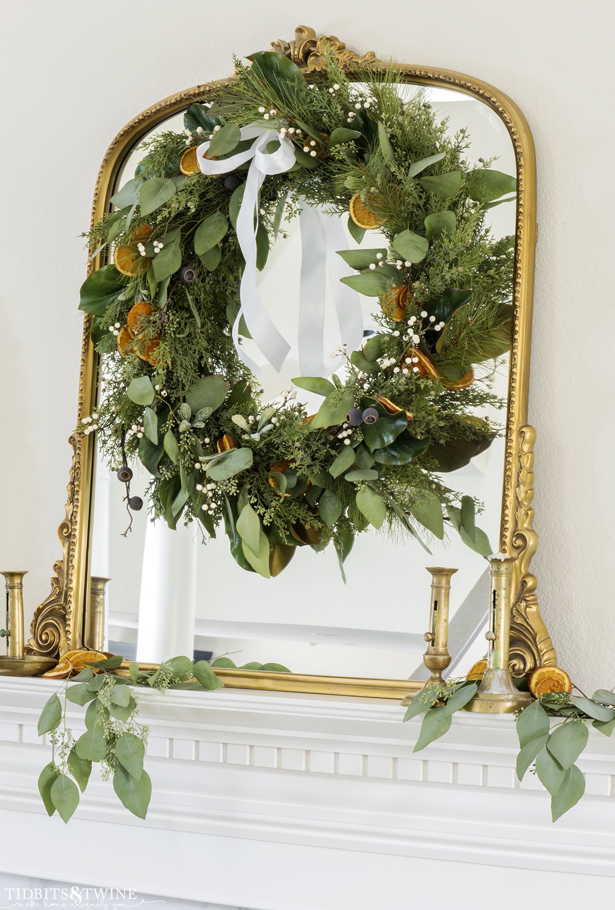 How to Make a Beautiful Dried Orange Wreath for Christmas