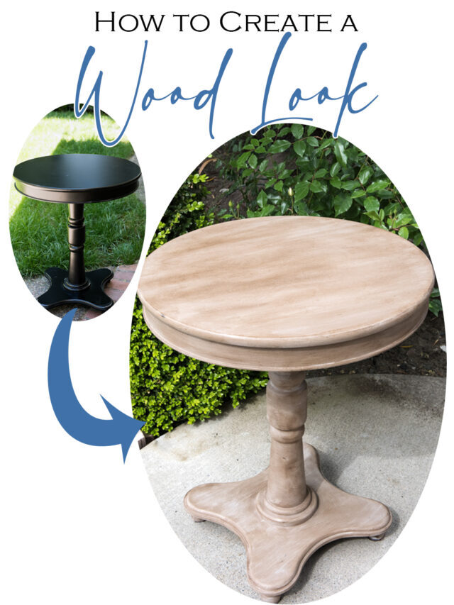 Use Paint to Create the Look of Wood!