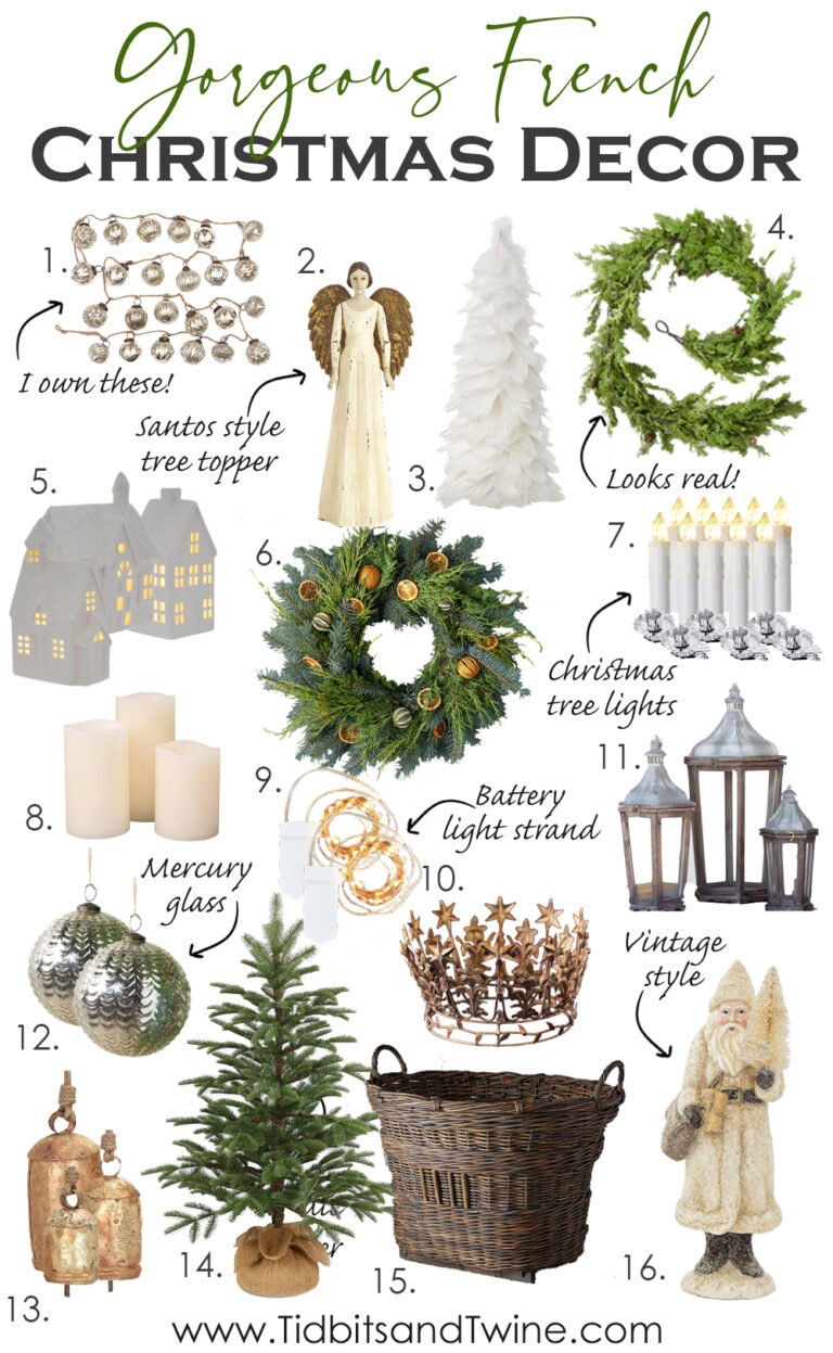 Gorgeous French Christmas Decor items