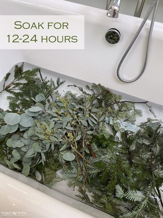 How to Keep Live Garlands and Live Wreaths Fresh Longer!