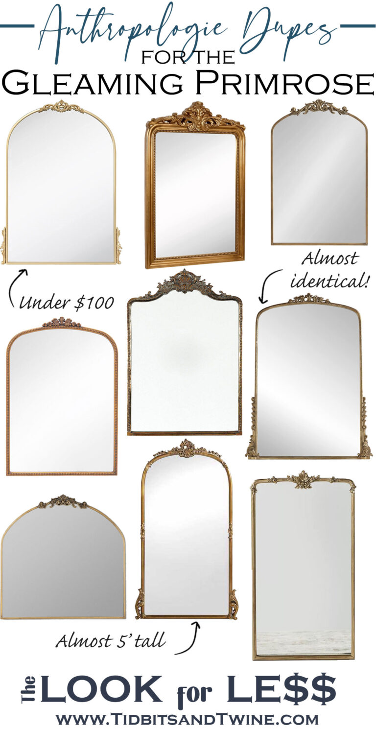 Anthropologie Mirror Dupes You'll Love Tidbits&Twine