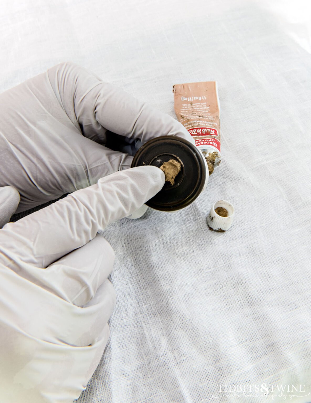 Get the Look of Antique Brass with European Gold Rub n Buff Tutorial