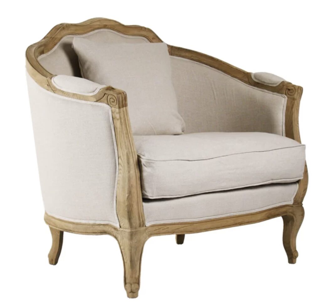 Reproduction Bergere chair